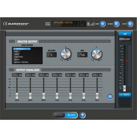 Systèmes amplifiés - Audiophony - MOJO1042App
