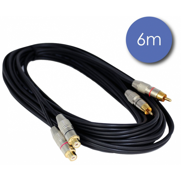 Câbles RCA / RCA - Power Acoustics - Accessoires - CAB 2120 (6m) Câbles RCA / RCA - Power Acoustics - Accessoires - CAB 2120 (6m)