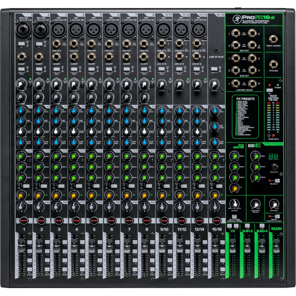 Consoles analogiques - Mackie - ProFX16v3