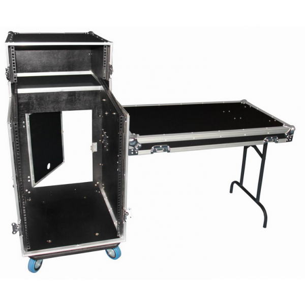 Flight cases rackables bois - Power Acoustics - Flight cases - FC MOBIL DJ CASE