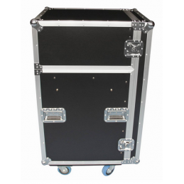 	Flight cases rackables bois - Power Acoustics - Flight cases - FC MOBIL DJ CASE