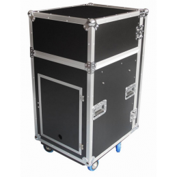 	Flight cases rackables bois - Power Acoustics - Flight cases - FC MOBIL DJ CASE