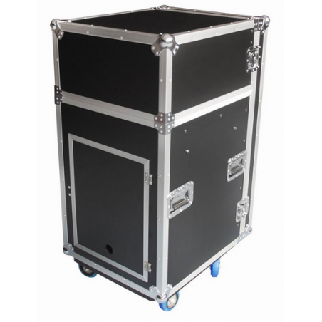 Flight cases rackables bois - Power Acoustics - Flight cases - FC MOBIL DJ CASE