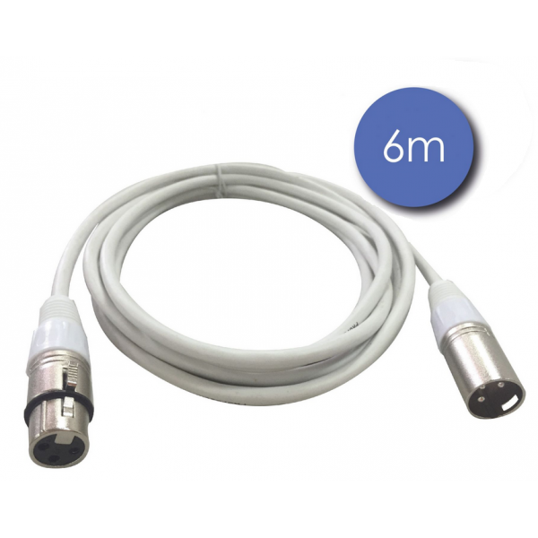 Câbles XLR / XLR - Power Acoustics - Accessoires - CAB 2217 (6m) Câbles XLR / XLR - Power Acoustics - Accessoires - CAB 2217 (6m)
