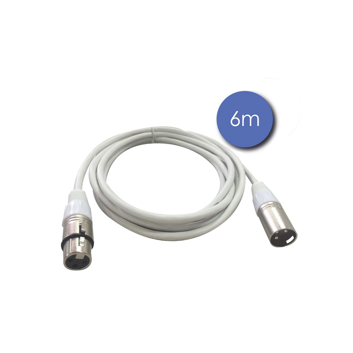 Câbles XLR / XLR - Power Acoustics - Accessoires - CAB 2217 (6m)