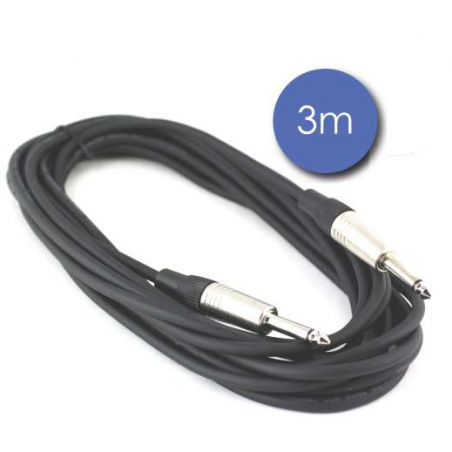 Câbles JACK 6,35 / JACK 6,35 - Power Acoustics - Accessoires - CAB 2006 (3m)