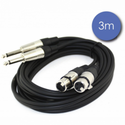 Câbles JACK / XLR - Power Acoustics - Accessoires - CAB 2113