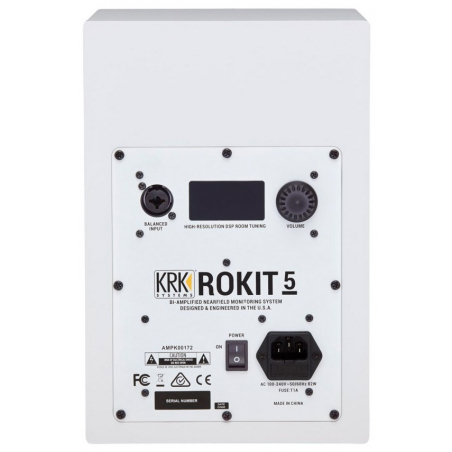 Enceintes monitoring de studio - KRK - ROKIT RP5 G4 WHITE