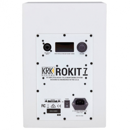 Enceintes monitoring de studio - KRK - ROKIT RP7 G4 WHITE