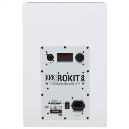 Enceintes monitoring de studio - KRK - ROKIT RP8 G4 WHITE