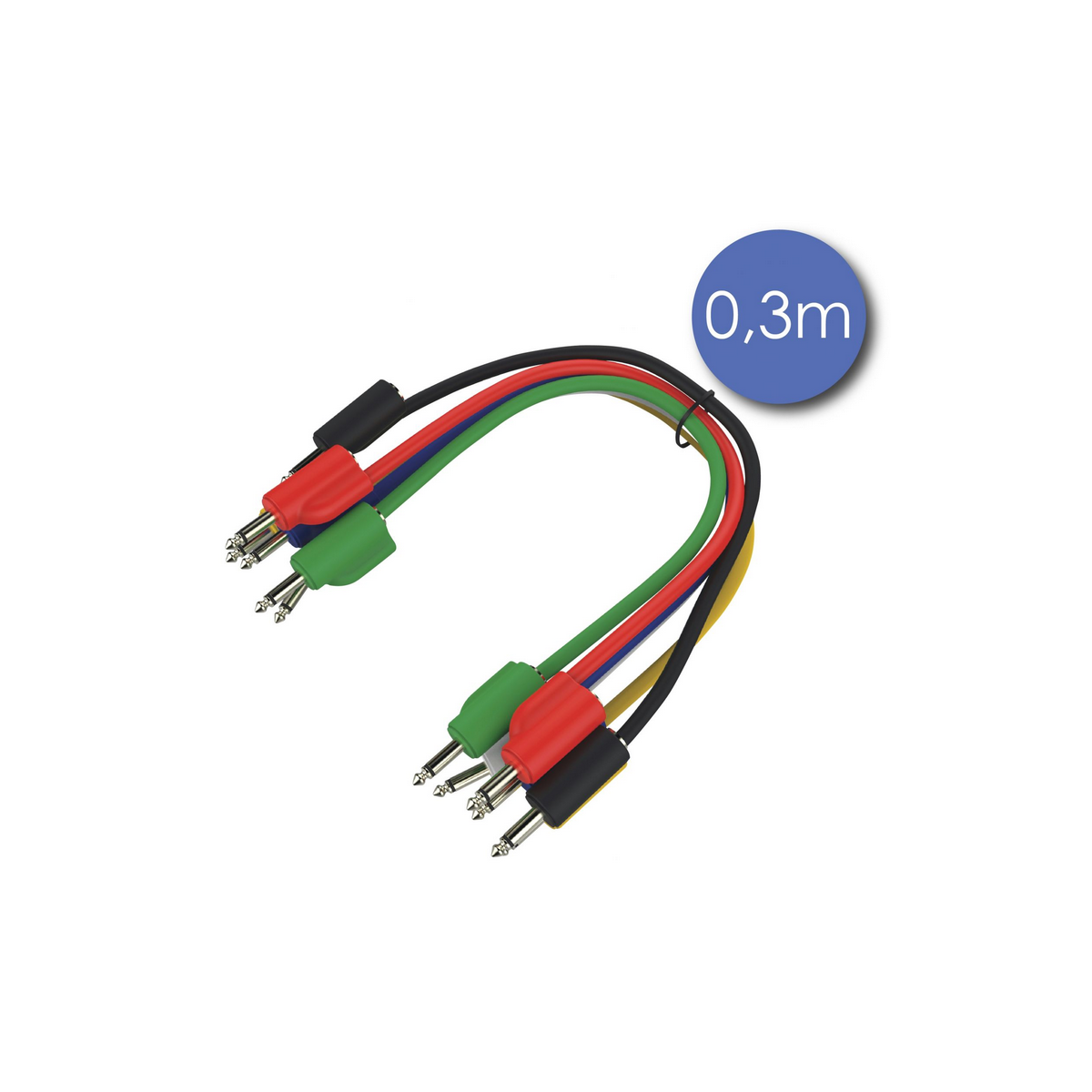 Câbles audio patch - Power Acoustics - Accessoires - CAB 2211 (0,3m)