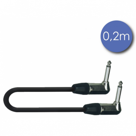 Câbles JACK 6,35 / JACK 6,35 - Power Acoustics - Accessoires - CAB 2193 (0,2m)