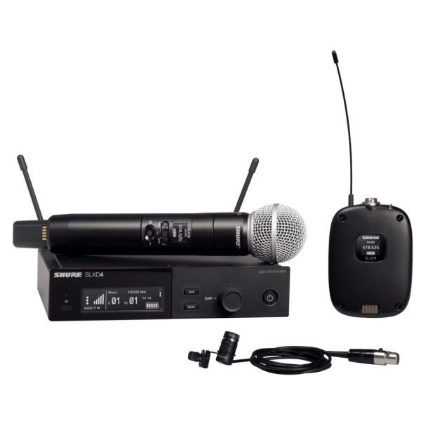 Micros chant sans fil - Shure - SLXD124E/85-J53 Micros chant sans fil - Shure - SLXD124E/85-J53