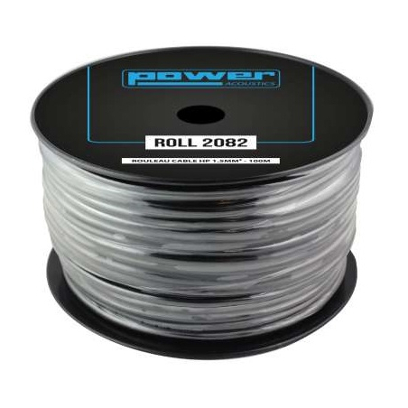 Câble hauts parleurs au mètre - Power Acoustics - Accessoires - ROLL 2082 (2x1,5mm - 100m)