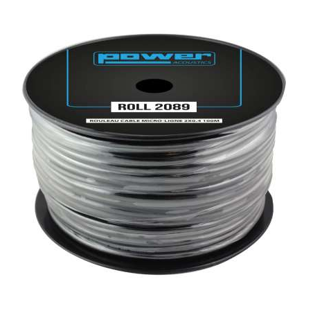 Câbles audio au mètre - Power Acoustics - Accessoires - ROLL 2089 (2 x 0.4mm - 100M)