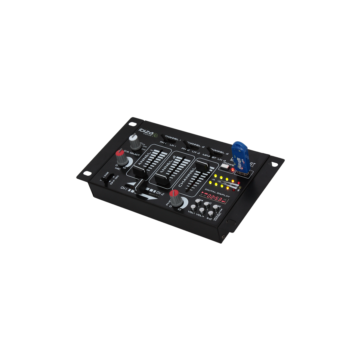 Tables de mixage DJ - Ibiza Sound - DJ21USB-BT