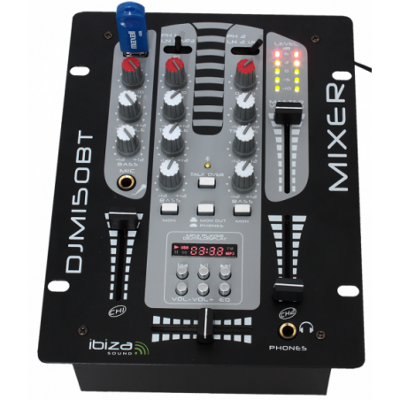 Tables de mixage DJ - Ibiza Sound - DJM150USB-BT