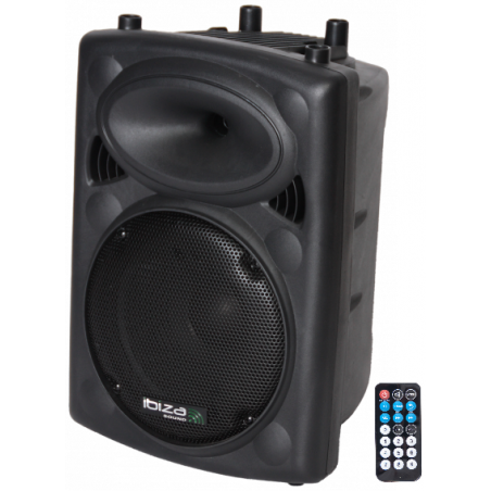 Enceintes amplifiées bluetooth - Ibiza Sound - SLK10A-BT