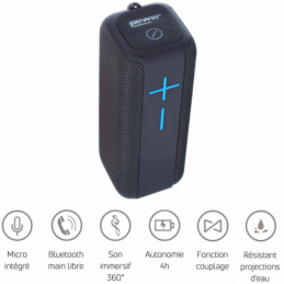 Enceintes Bluetooth Portables - Power Acoustics - Sonorisation - GETONE 40 GREY