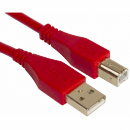	Câbles USB A vers B - UDG - U95001RD (1 mètre)