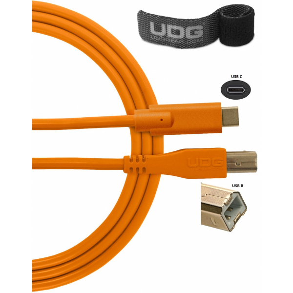 Câbles mini USB A vers B - UDG - U96001OR (1,5 mètres)