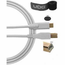 	Câbles mini USB A vers B - UDG - U96001WH (1,5 mètres)