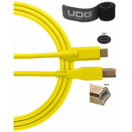 Câbles mini USB A vers B - UDG - U96001YL (1,5 mètres)