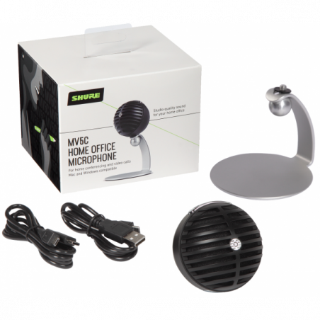 Micros Podcast et radio - Shure - MV5C-USB