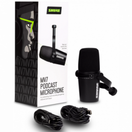 	Micros Podcast et radio - Shure - MV7-K