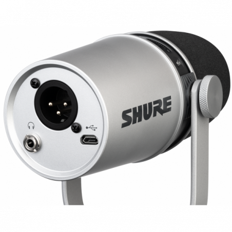 Micros Podcast et radio - Shure - MV7-S