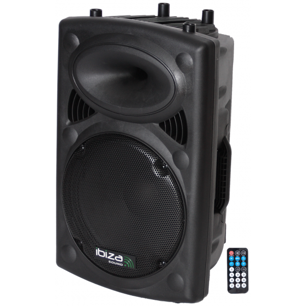 Enceintes amplifiées bluetooth - Ibiza Sound - SLK12A-BT