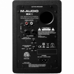 	Enceintes monitoring de studio - M-Audio - BX3 (LA PAIRE)