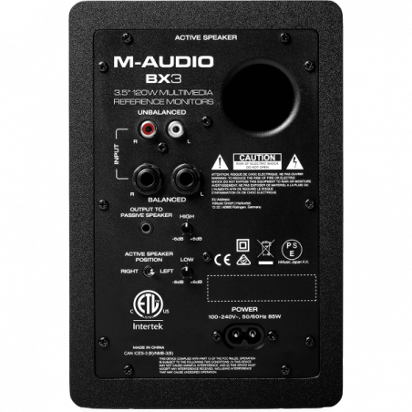 Enceintes monitoring de studio - M-Audio - BX3 (LA PAIRE)