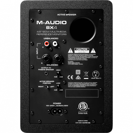 Enceintes monitoring de studio - M-Audio - BX4 (LA PAIRE)