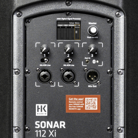 Enceintes amplifiées bluetooth - HK Audio - SONAR 112 XI