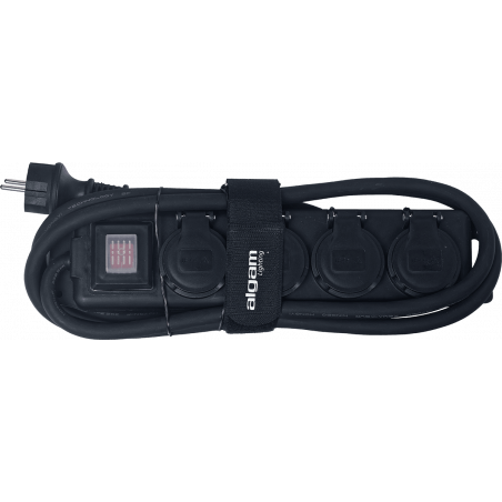 Multiprises secteur - Algam Lighting - MULTI-4IP (2m)