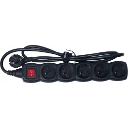 	Multiprises secteur - Algam Lighting - MULTI-5S (1,20m)