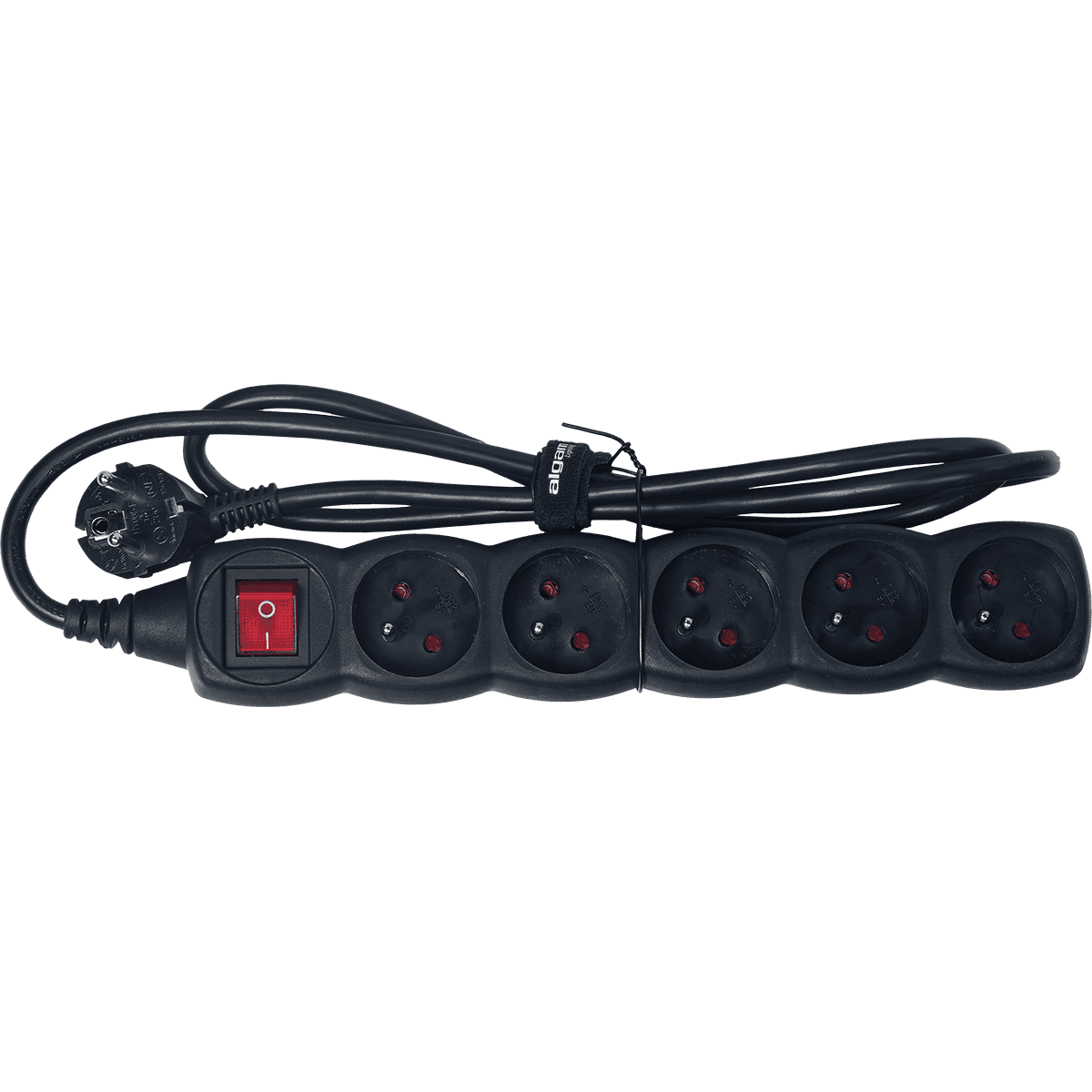 Multiprises secteur - Algam Lighting - MULTI-5S (1,20m)