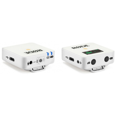 Micros pour caméras sans fil - Rode - WIRELESS GO (BLANC)