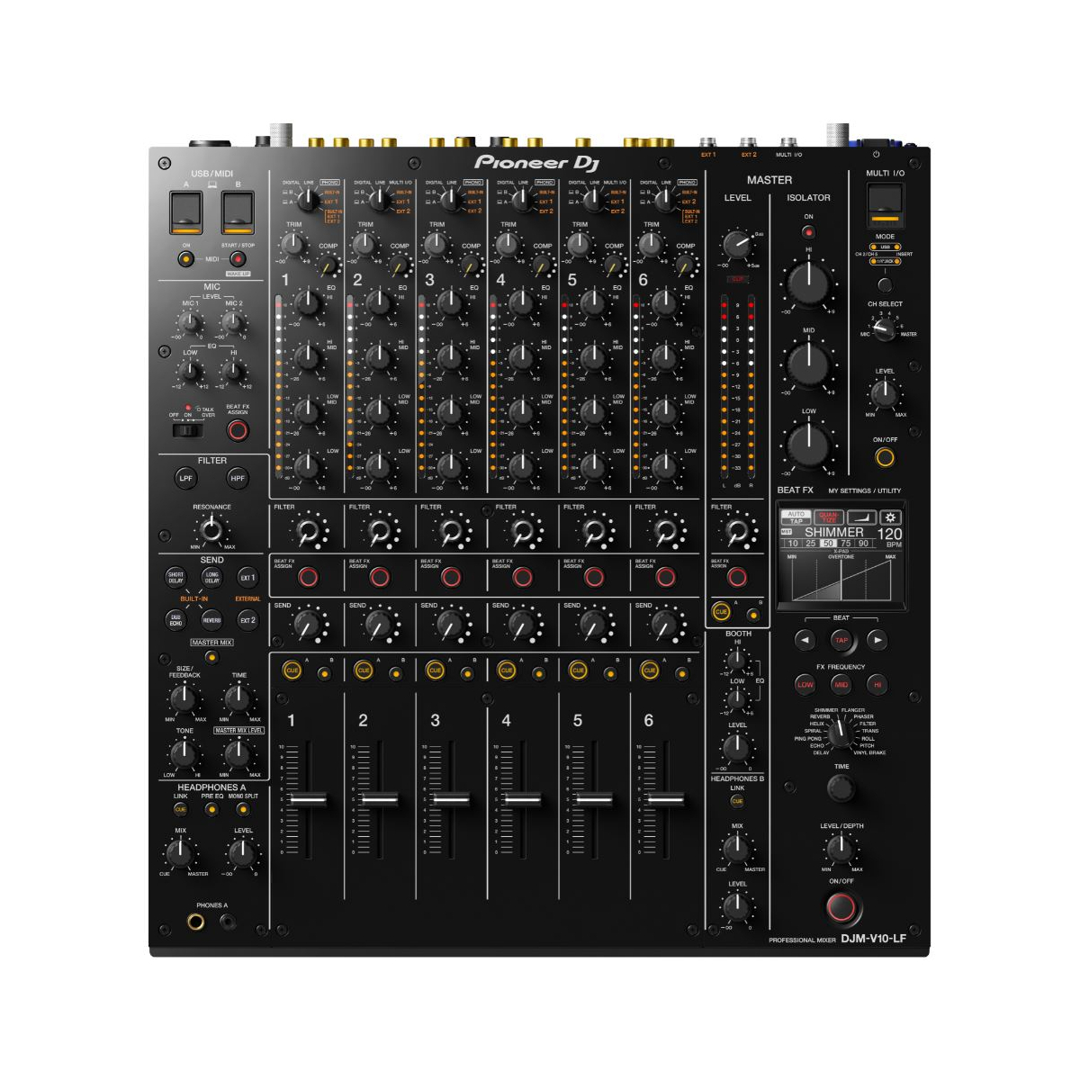 Tables de mixage DJ - Pioneer DJ AlphaTheta - DJM-V10-LF