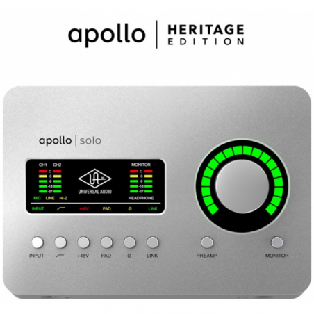 Cartes son - Universal Audio - Apollo Solo USB Heritage...