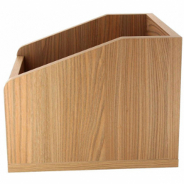 Caisse de rangement en bois pour disques vinyle