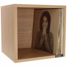 Meubles Disques et Platines Vinyles - Enova Hifi - VINYLE BOX 120SWE BOIS