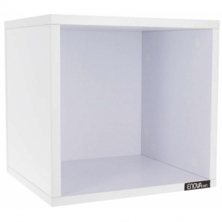 Meubles Disques et Platines Vinyles - Enova Hifi - VINYLE BOX 120WH BLANC