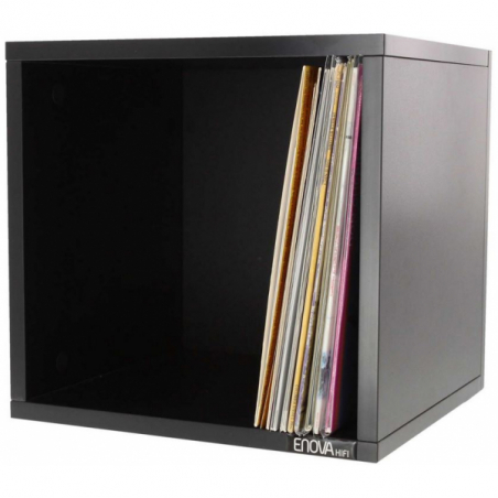 Meubles Disques et Platines Vinyles - Enova Hifi - VINYLE BOX 120BL NOIR