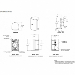 	Enceintes murales - Bose Professional - DesignMax DM8S (Blanc)