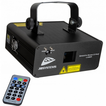 Lasers multicolore - JB Systems - SMOOTH SCAN-3 Mk2 LASER