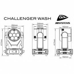 	Lyres wash - JB Systems - CHALLENGER WASH