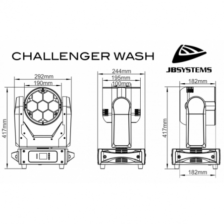Lyres wash - JB Systems - CHALLENGER WASH