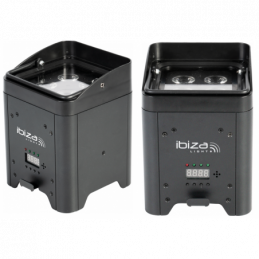 	Projecteurs sur batteries - Ibiza Light - BOX-HEX4